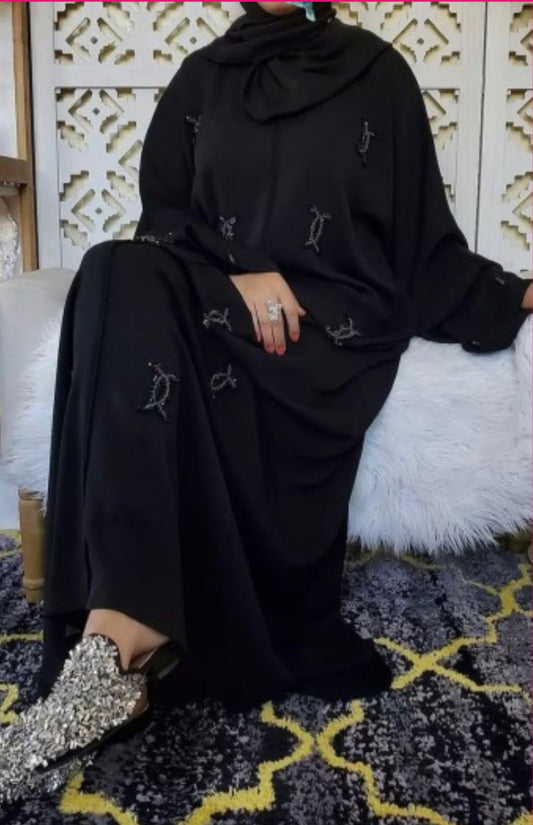 Amira Stonework Abaya